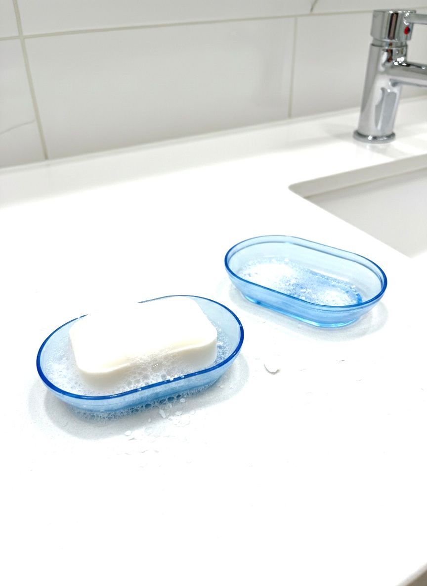 "Transparent Travel Soap Case with Drainage - Compact and Lightweight Soap Holder"