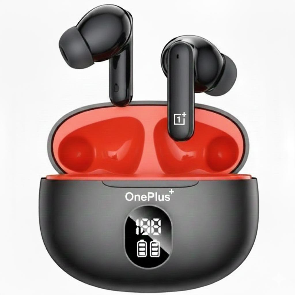"Vivid Dual-Tone Wireless Earbud Display Charging Bowl"