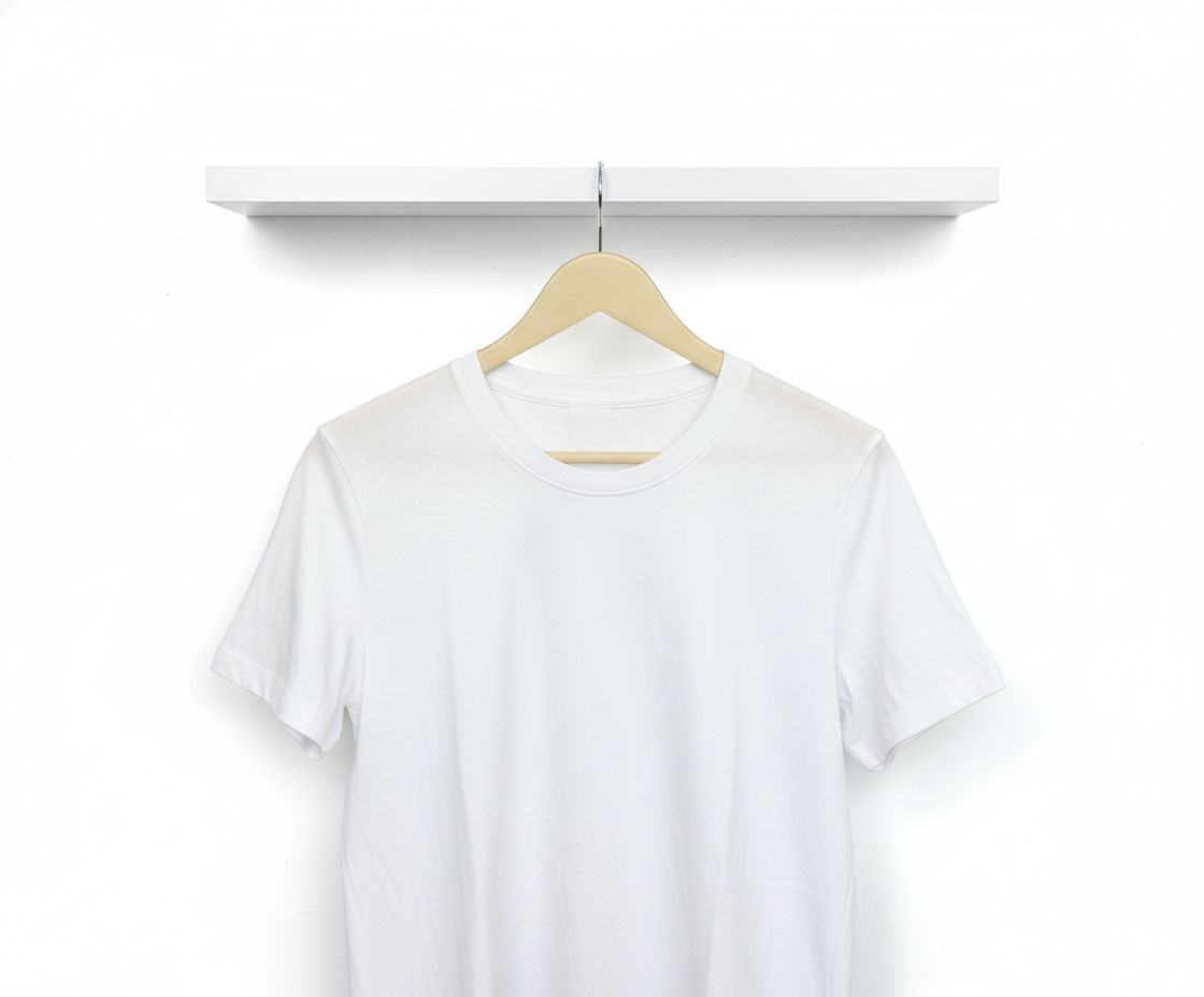 Premium Wooden Clothes Hanger with Notches and Metal Hook for Organized Bath Ware Storage Pack of 6