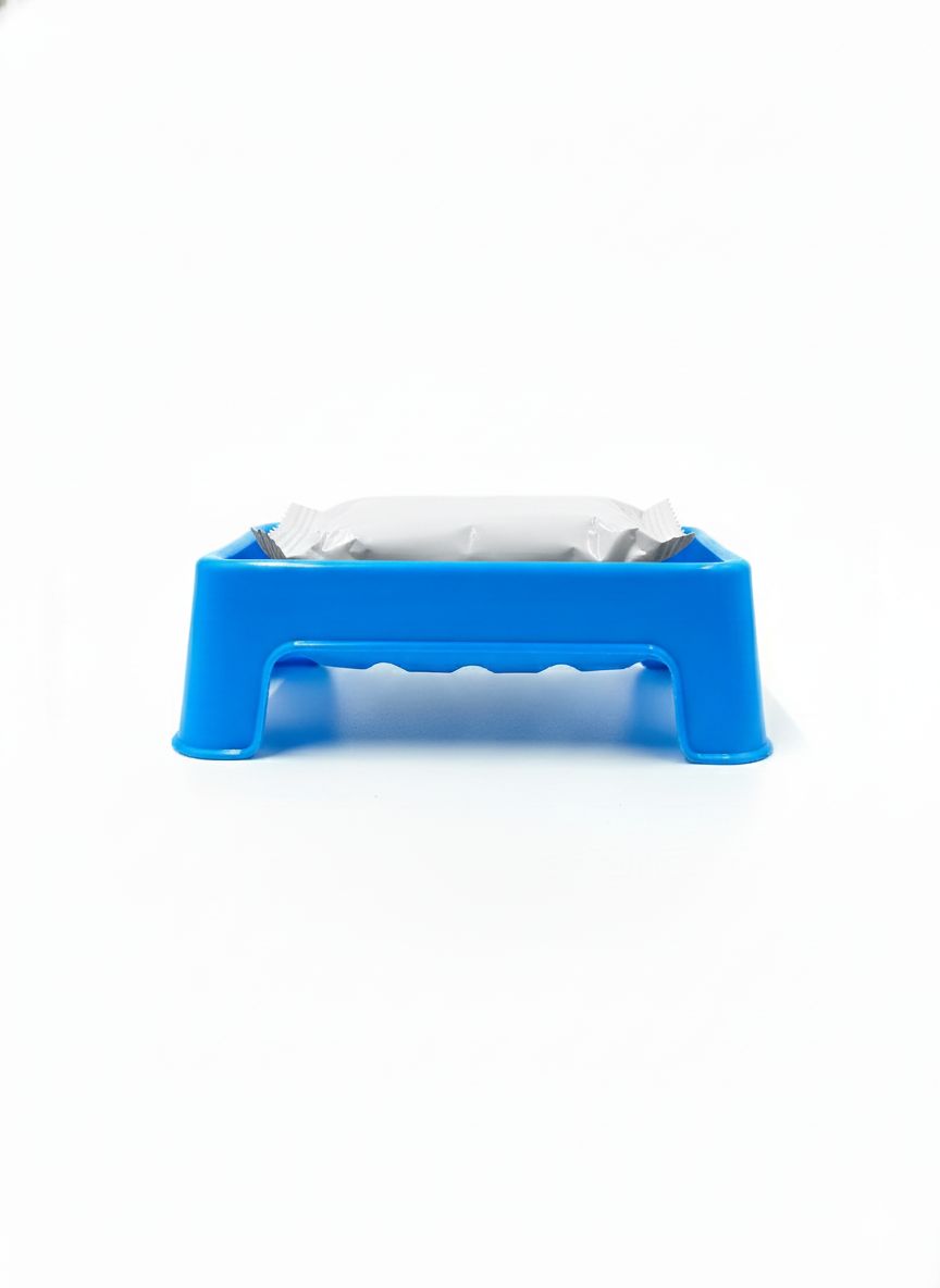 "Non-Slip Portable Soap Saver with Drainage Tray – Durable Bathroom Accessory"