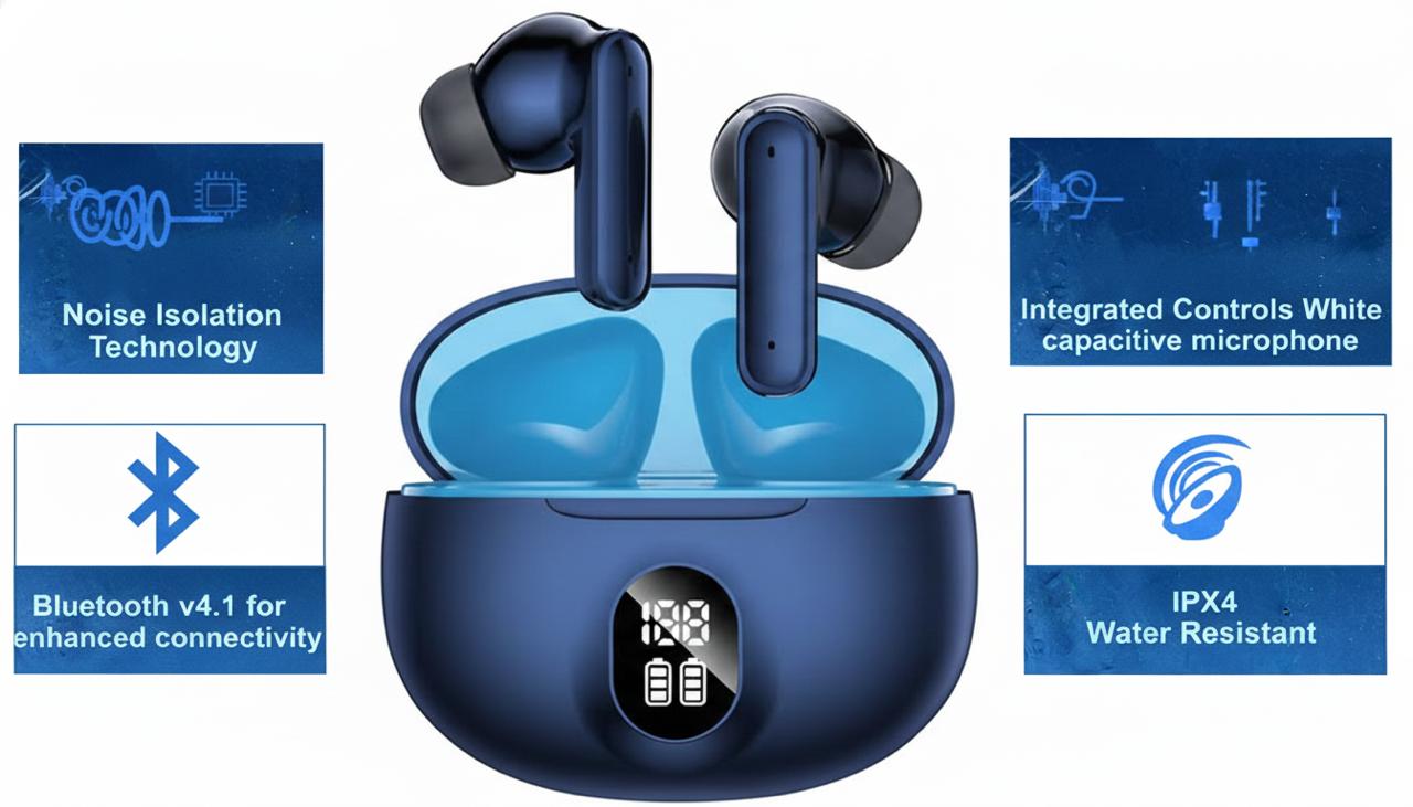 Dual-Tone Plastic Snack Bowls with Digital Display Lid