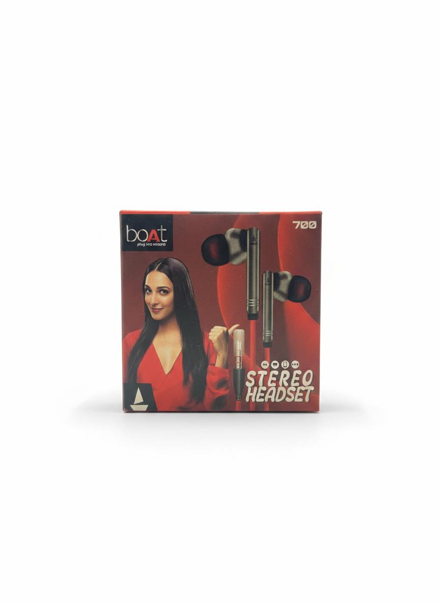 "Boat 700 Wired In-Ear Stereo Headphones with HD Sound & Noise Isolation"