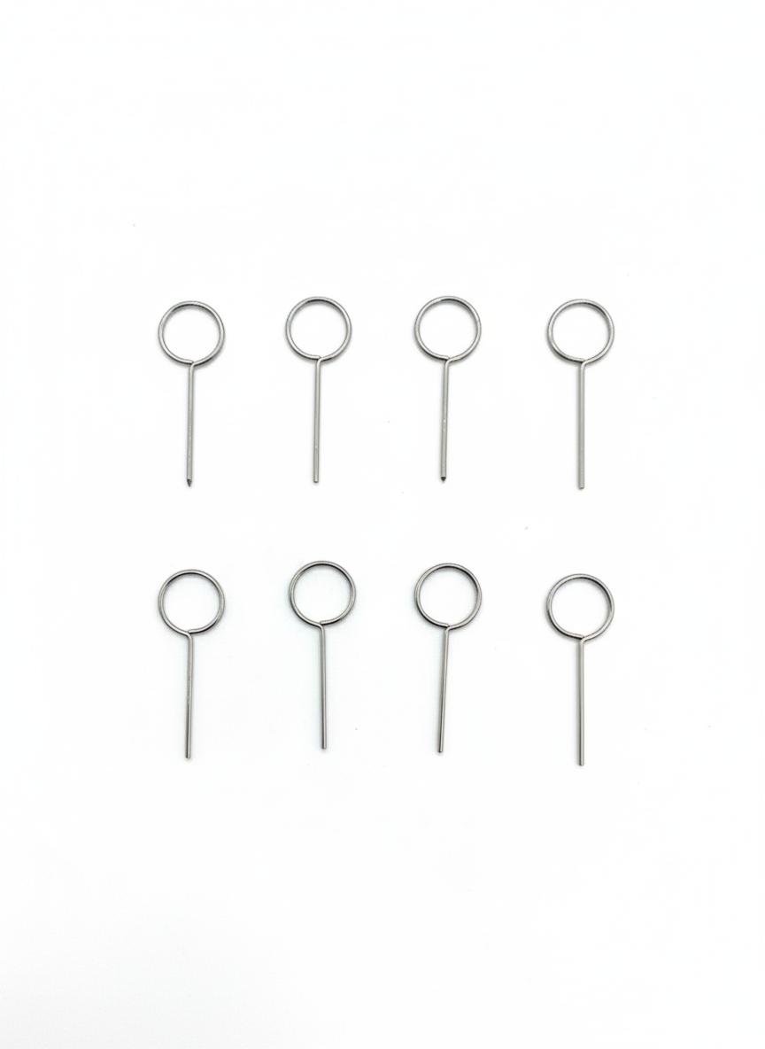 Universal SIM Card Ejector Pin Key Tool Set for Mobile Devices pack of 10