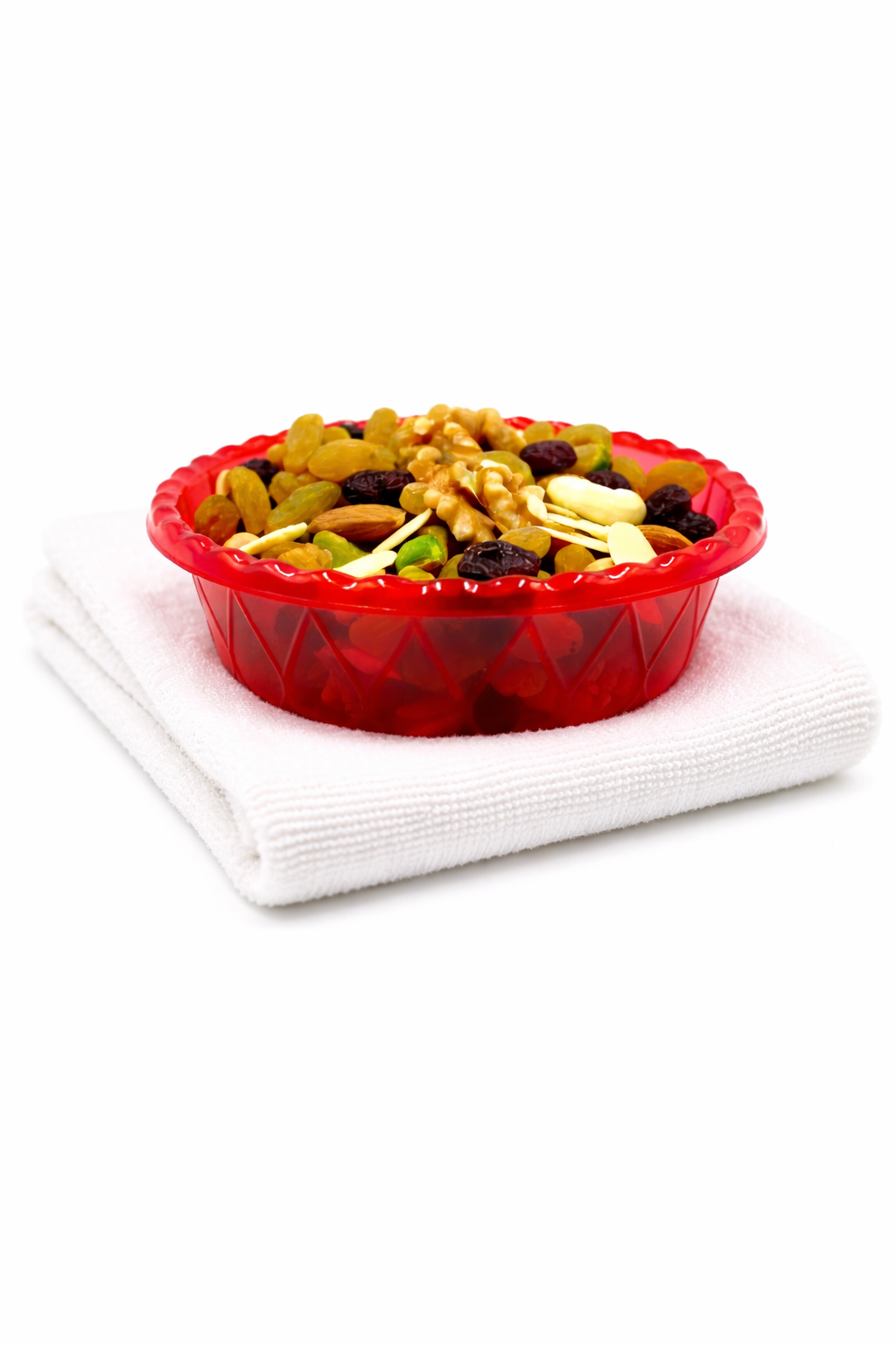 Vibrant Diamond-Patterned Plastic Snack Bowls - Set of 3 Colorful Containers