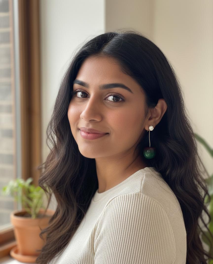 "Elegant Dual-Tone Sphere Drop Earrings – Green and Maroon Charm"