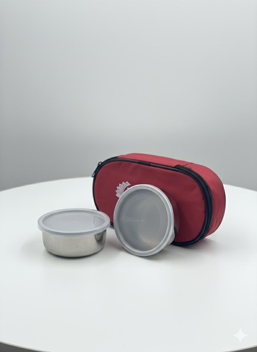 Premium Stainless Steel Food Containers with Airtight Lids – Set of 2