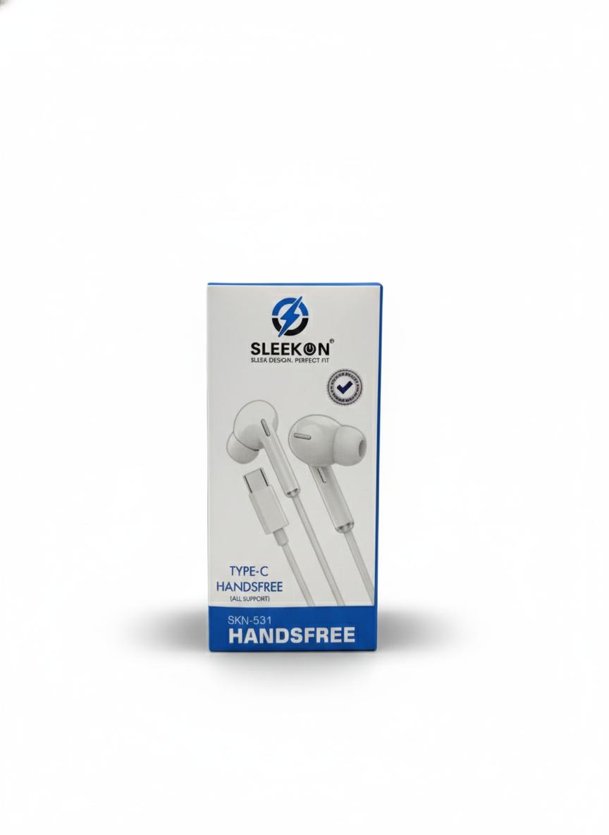 Sleekon SKN-531 Type-C HiFi Stereo Earphones with Clear Voice & Deep Bass