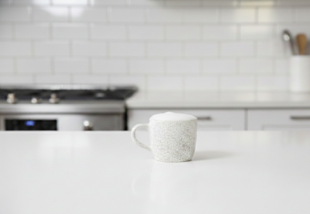 "Speckled Ceramic Glass Cup Set – 4+2 Pieces, Elegant Modern Design"